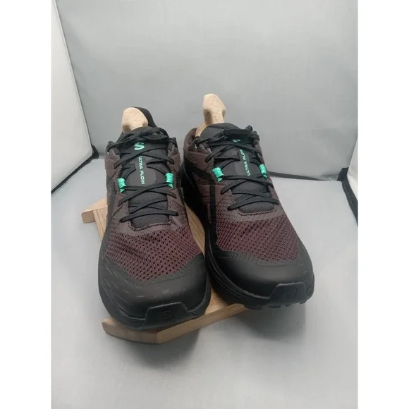 Salomon‎ Ultra Flow Black / Coffee Trail Running Shoe 475934 Men's Size 11